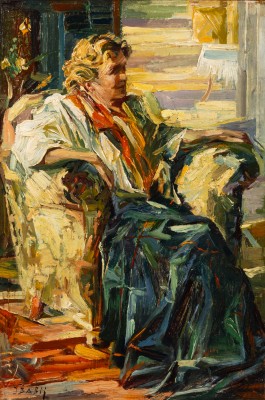 Portrait de la comtesse Élisabeth Greffulhe assise